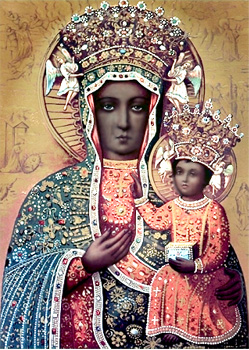 Icoana Maicii Domnului Victorie Neînfrântă, cea Neagră din Czestochowa, Polonia 